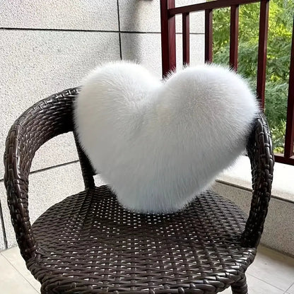 Heart Plush Throw Pillow