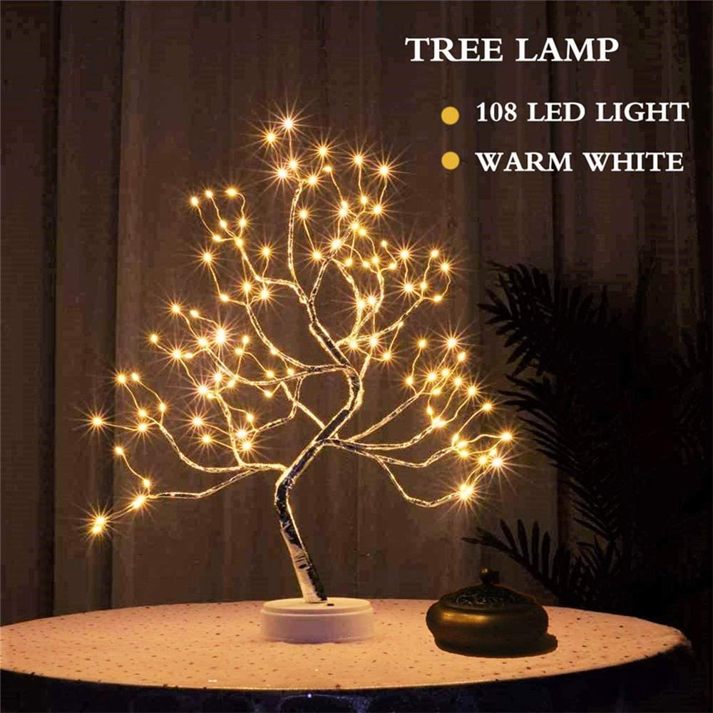 Eco-friendly LED Night Light Mini Tree: